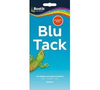 Blu Tac Tack Original Reusable Adhesive Blue Home Office Use Putty Repositionable Glue Sticky Multipurpose, Clean, Safe & Easy to Use, Non-Toxic, Economy Size (Single Pack)