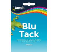 Blu Tac Tack Original Reusable Adhesive Blue Home Office Use Putty Repositionable Glue Sticky Multipurpose, Clean, Safe & Easy to Use, Non-Toxic, Handy Size (Blue)