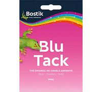 Blu-Tack Bostik Mastic Adhesive Non-toxic 55g Pink (1 x Pack of 12)