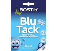Blu Tack Handy Reusable Adhesive Putty - Original Repositionable Sticky Tack (60 g) | Holds Posters Clean & Safe Wall Mounting Non-Drying, Removable