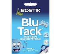 Blu Tack Reusable Adhesive Putty - Multi-Purpose Mounting Tack for Home, Office & School | Repositionable, Non-Toxic & Mess-Free Sticky Tack | Ideal for Posters, Photos & Decorations (60g Pack)