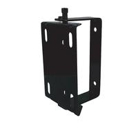 BluBird HRS180 Universal Hose Reel Swivel Mount for Floor, Wall, Ceiling, 180 Degree Rotation, Black Powder Coated, Steel, 4 Slotted Holes