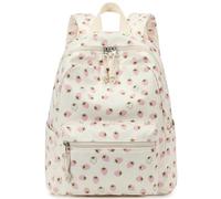 BLUBOON Mini Backpacks for Girls Toddler Backpack Purse School Book Bag Kawaii Backpack Women, Cord Beige Strawberry Pink, 33 x 27,9 x 14 cm