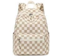 Bluboon Mini Backpacks for Girls Toddler Backpack Purse School Bookbag Kawaii Backpack Women, A Corduroy Brown Check
