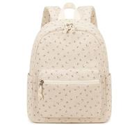 Bluboon Mini Backpacks for Girls Toddler Backpack Purse School Bookbag Kawaii Backpack Women, Corduroy Black Floral 154, Classic