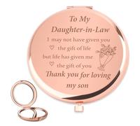 Bluckincle Daughter in Law Gifts Makeup Mirrors Daughter in Law Birthday Gifts for Daughters in Law Wedding Day Gifts for Daughter 40th Birthday Gifts for Daughter in Law