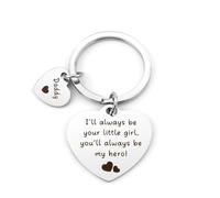 Bluckincle Father Day Gift from Daughter,Daddy Father Day Gift,Dad Gifts from Daughter,Happy Father's Days Gifts,Funny Keyring Dad Daddy Birthday Presents Bonus New Daddy Papa Father Present