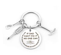 Bluckincle Father's Day Gifts,Father Day Gift from Daughter Son Baby Bump Happy Fathers Days Presents Funny Keyring Daddy Birthday Presents Bonus New Daddy Papa Father Present