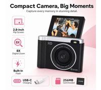Blucore Flip-Screen Hd Digital Camera