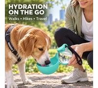 Blucore Foldable Pet Water Bottle With Silicone Drinking Cup
