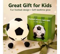 Blucore Football Silicone Night Light With Tap Control, 3 Brightness Levels