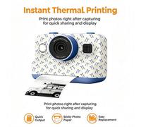 Blucore Instant Print Digital Camera With Games Mp3 And 16X Zoom