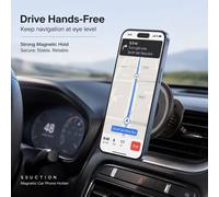 BluCore Magnetic Car Phone Holder - Hook Vent Mount in Black BluCore Black