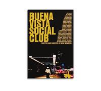 BLUDUG Buena-Vista-Social-Club-movie Poster Print Abstract Farmhouse Gallery Aesthetic Room Decor for Bedroom Bathroom Unframe-style 08x12inch(20x30cm)