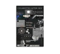 BLUDUG Cigarettes-After-Sex Poster Print Abstract Farmhouse Gallery Aesthetic Room Decor for Bedroom Bathroom Unframe-style 12x18inch(30x45cm)