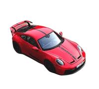 Blue 1:18 For Porsche 911GT3 Alloy Car Model Metal Toy 2022 Scene Display Decorations For Vehicles Fans(Red)