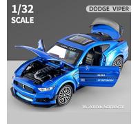 (blue) 1/32 Ford Mustang Shelby GT500 Alloy Sports Car Model Diecast & Toy Vehicles Metal Car Model Simulation Collection Children Gift