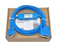 Blue 1 Foot Ethernet PLC Programming Cable GE90-70 90-30 Series Download Cable Gold-plated Durable Type