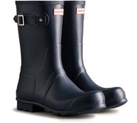 (Blue, 10 (Adults')) Hunter Original Short Wellington Boots Rubber Men's Navy Wellington Boots