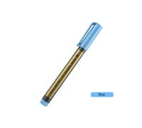 (blue) 10 Colors Metallic Marker Waterproof Permanent Pai