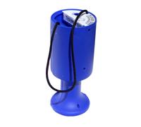 Blue 10-Pack Round Charity Money Collection Boxes with Tamperproof Seal - Handheld, Counter & Street Fundraising