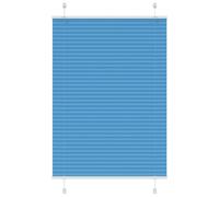 vidaXL Pleated Blind Blue 100x150 cm Fabric Width 99.4 cm Polyester