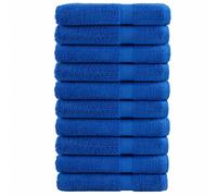 (blue, 100 x 200 cm/ 10 pcs) vidaXL Premium Sauna Towels Guest Bath Towel 10 pcs Gold 600gsm 100% Cotton