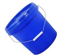 Blue 10l Pp round Plastic Bucket with Lid for Beer and Food Storage