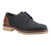 Hush Puppies Marcus Nubuck Men's Navy Lace-Up Shoes - UK 11