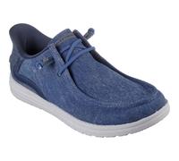 (Blue, 11 (Adults')) Skechers Melson Coronado Textile Men's Denim Moccasins Shoes