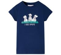 (blue, 116) Kids' T-shirt Short Sleeves Children's T Shirt Tee Toddler Top Dogs Print