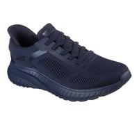 (Blue, 12 (Adults')) Skechers BOBS Sport Squad Chaos Solid Step Textile Men's Dark Navy Trainers