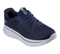 (Blue, 12 (Adults')) Skechers Go Walk Arch Fit N-Joy Cullman Textile Men's Navy Trainers