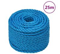 (blue, 12 mm/ 25 m) vidaXL Twisted Rope Garden Workshop Line Work Rope Boat Rope Polypropylene