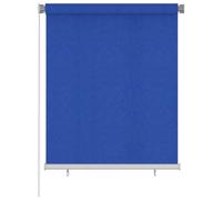 (blue, 120 x 140 cm) vidaXL Outdoor Roller Blind Balcoy Door Window Shade Blind Treatment HDPE