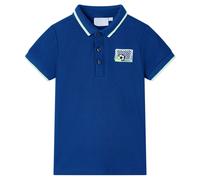 (blue, 128 (7-8y)) Kids' Polo Shirt School Children's T Shirts Plain Summer Tank Top and Tees