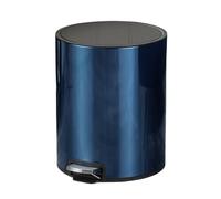 Blue 12L Kitchen Trash Can, Stainless Steel Pedal Bin with Soft Close Lid & Inner Bucket, Stylish Waste Bin for Home, Office & Bathroom Use