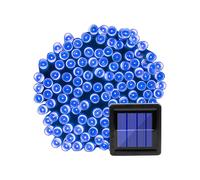 (blue, 12M 100LEDs) Christmas Garland Led Fairy Light Outdoor Solar Powered String Lights 8 Mode 7m/12m/22m