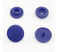 Blue 12mm 1/2 inch Resin snap Fastener Plastic Snap Buttons Poppers Press Stud Button Snap Pliers for Sewing Leather Craft Clothing, 100 Pieces per lot AT1E