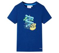 (blue, 140 (9-10y)) Kids' T-shirt Short Sleeves Tee Children's T Shirt Toddler Top Neon Green 92