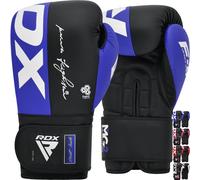 (Blue, 16OZ) RDX Boxing Gloves Maya Hide Leather