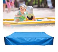 (blue, 180*180cm) Sandbox Cover With Drawstring, Square Dust-proof Beach Sandbox Cover, Waterproof Sandpit Swimming Pool F4871