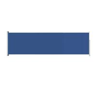 vidaXL Patio Retractable Side Awning 180x600 cm Blue