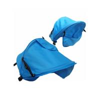 (Blue) 1pc Baby Stroller Sun Tent Pram Canopys Rain Sun Shade Cover Easy Install Sun Cover Folding Baby Carriage Sun Tent