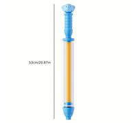 (Blue) [1pc Firework Water Gun] 1pc Oversized Firework-Shaped Pool Party Water Gun | Dual Color High-Pressure Spray for Adults & Kids | Summer Poolside Fun