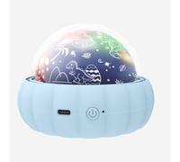 (Blue) 2-in-1 Star & Dinosaur For Galaxy Projector Night Light - 360 Rotating, Color Changing LED Lamp
