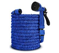 (Blue, 200FT) 50FT-200FT Garden Hose Pipe Expandable Compact Flexible Stretch Water Spray Gun