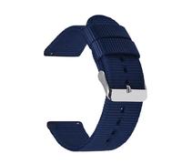 (blue, 20mm) Nylon Canvas Watch Strap For Men Quick Release Straps 18-24 Mm