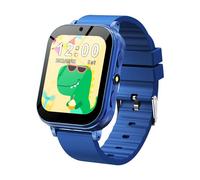 (blue) 22 Games Watch Kids Smart Watch Music Player Flashlight Pedometer Habit Tracking Children Smartwatch Boys Girls Gifts Call Clock