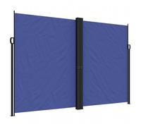 vidaXL Retractable Side Awning Blue 220x600 cm